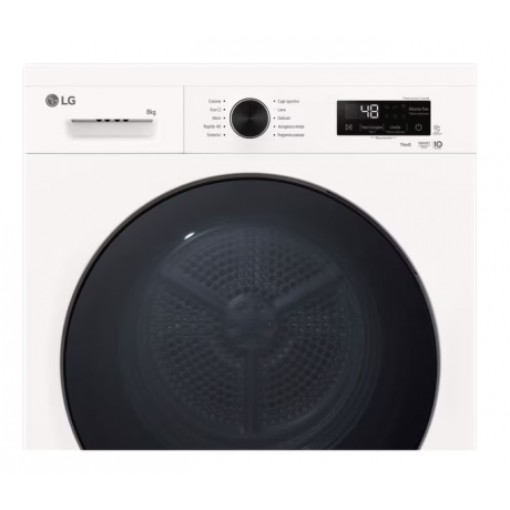 LG RHX1008NWB Στεγνωτήριο Ρούχων 8kg με Αντλία Θερμότητας